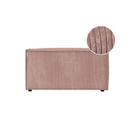Clarisse - Pouf En Velours Côtelé - Vieux Rose