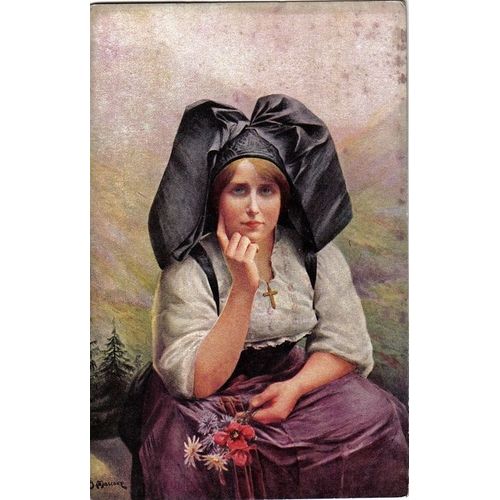 Carte Postale Ancienne, France, Peinture, Oeuvre De E. Marcoux, Pensez Y Toujours N'en Parlez Jamais, Guerre Européenne De 1914/1916 - Édition Patriotique