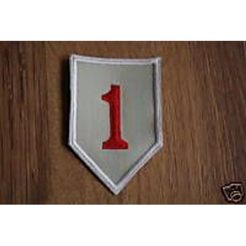 Insigne Tissu De La 1 Ere Division D'infanterie Us  Couleur Sable
