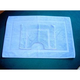 Tapis De Bain Bleu Baignoire Et Wc