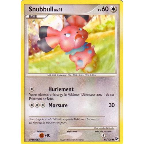 Snubbull Niv.11 60pv - Duels Au Sommet 84/106