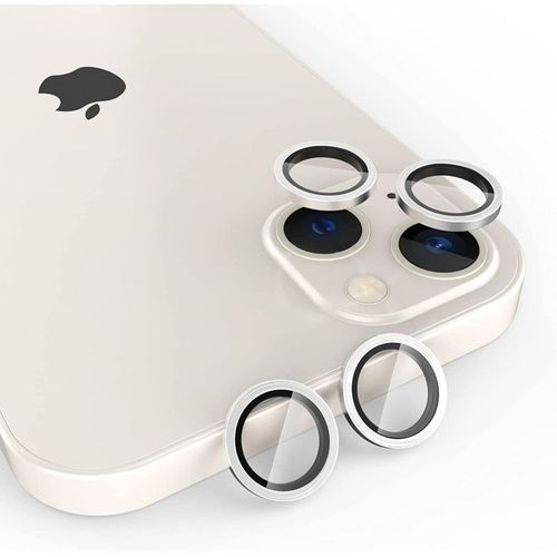 Protection Caméra Contour Aluminium Argent Pour Iphone 15 Pro Max