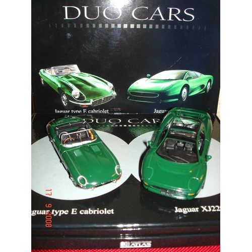 Duo Cars - Jaguar 1/43 Jaguar Type E Cabriolet Et Jaguar Xj220-Atlas