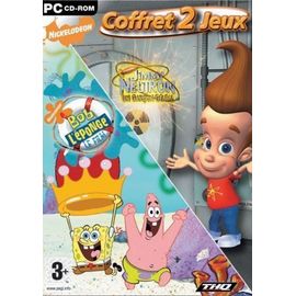 Coffret 2 Jeux : Bob L'éponge Le Film + Jimmy Neutron Un Garçon Génial Pc