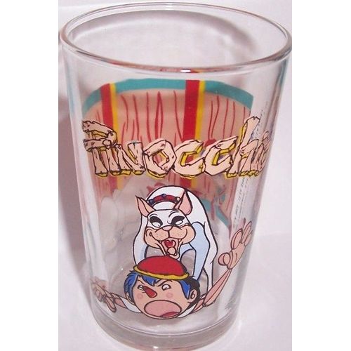 Verre Pinocchio Serie T.V Rare