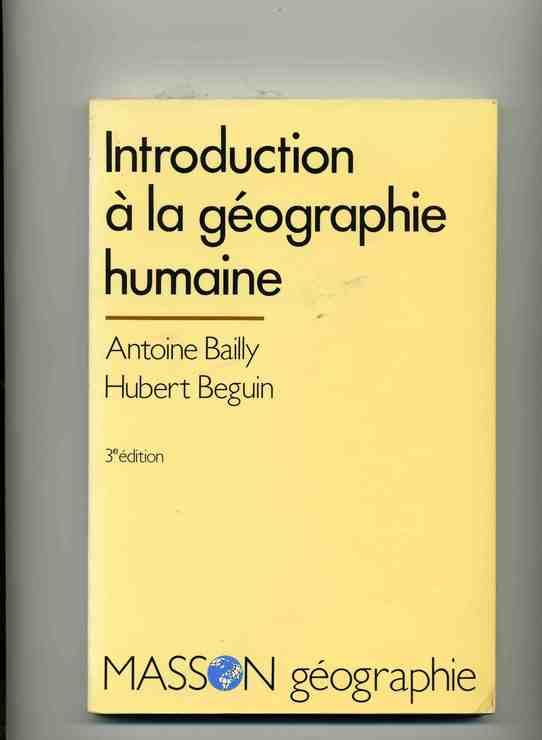 Introduction À La Géographie Humaine