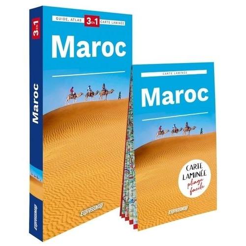 Maroc - Guide + Atlas + Carte Laminée. 1/1 500 000