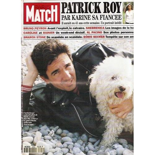 Paris Match Du 29 Avril 1993  N° 2292 : Patrick Roy (Couverture +6p) Alain Bashung (2p) Anne Parillaud (4p) Sharon Stone (4p) Julia Roberts (2p) Kim Basinger (2p)