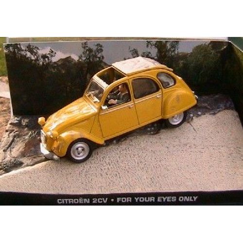 Diorama Citroen 2cv 6 For Your Eyes Onlyjames Bond 007 Universal Hobbies-Universal Hobbies