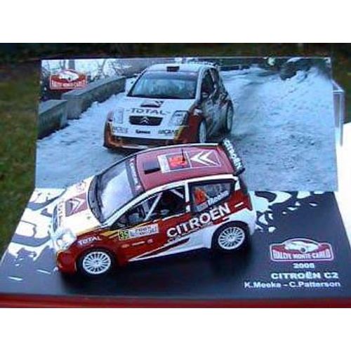 Citroen C2 S1600 Rally Monte Carlo 2005 Ixo 1/43 Meeke Altaya-Altaya