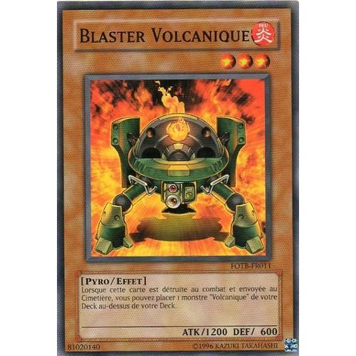 Blaster Volcanique - Yu-Gi-Oh! - Fotb-Fr011 - C