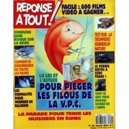 Reponse A Tout N° 20 Du 01/01/1992