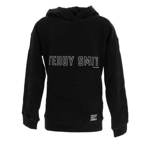 Sweat Capuche Hooded Teddy Smith S-Rec Hoody Jr Noir