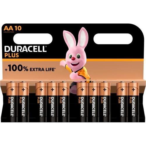 Duracell Plus AA, Mignon (LR6, MN1500) lot de 10 piles