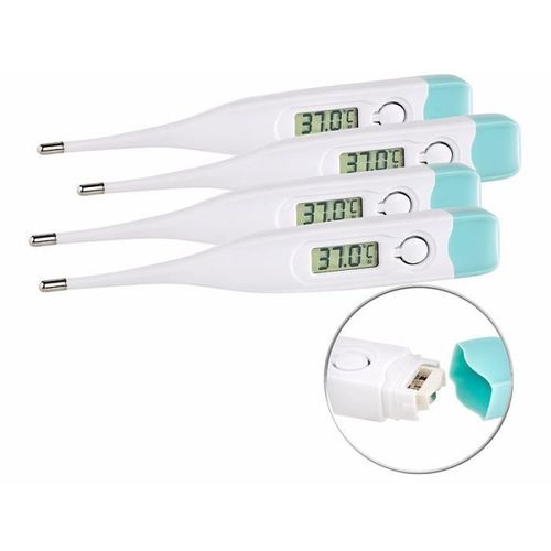 4 Thermomètres Corporels Digitaux Avec Alerte Fièvre