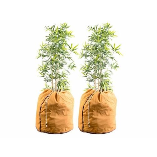 2 housses d?hivernage pour pot 70 x 65 cm