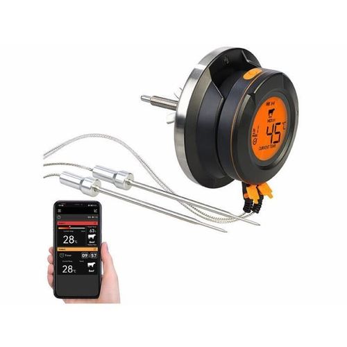 Thermomètre Connecté Pour Barbecue Avec 2 Capteurs Dgt-50.App