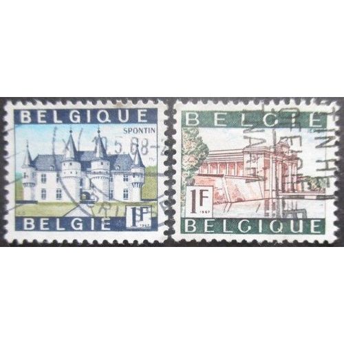 Belgique N°1423 Et 1424 Oblitérés