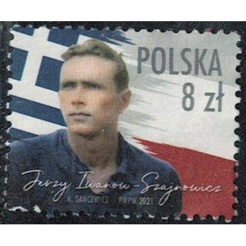 Pologne 2021 Used Jerzy Iwanow-Szajnowicz Athlète Polono-Grec Résistant Y&t Pl 4842 Su