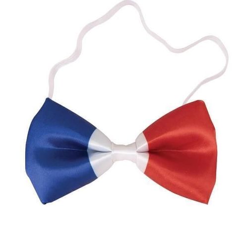 Noeud Papillon Tricolore France - Ptit Clown - Ref/62532 - Adulte - Garantie 2 Ans