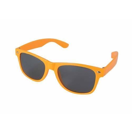 Lunettes - Ptit Clown - Plastique - Orange Fluo - Adulte