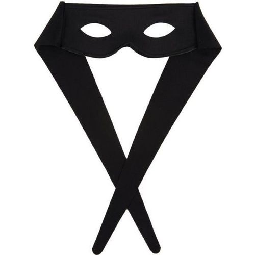 Loup Tissu Noir Bandit Masqué Zoro - Ptit Clown - Adulte - Noir