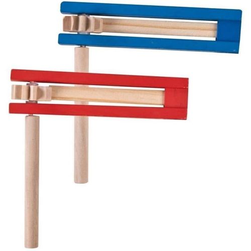 Crécelle En Bois - Ptit Clown - Ref/22396 - Marron - Adulte - Garantie 2 Ans