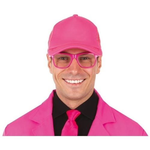 Casquette Rose Fluo - Ptit Clown - Ref/22669 - Accessoire De Déguisement