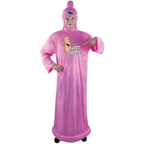 Déguisement Adulte Super Capote - Ptit Clown - Rose - Intérieur - Mixte - 18 Ans - 2 Pièces