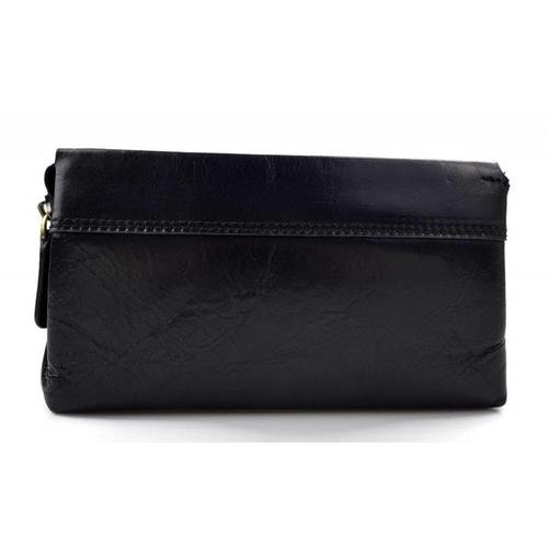 Sac pochette bleu pochette cuir sac à main cuir sac de soirée pochette femme