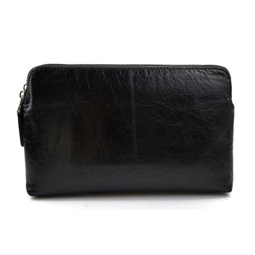 Sac pochette pochette cuir noir sac à main cuir sac de soirée pochette femme