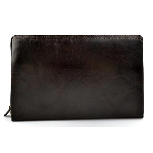 Sac pochette marron fonce pochette cuir sac à main cuir sac de soirée pochette femme sac femme cuir