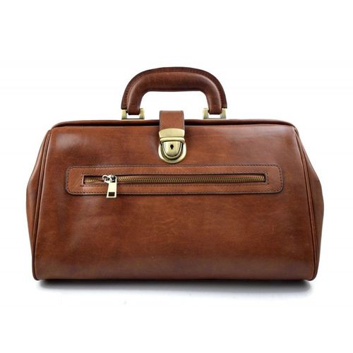 Sac cuir doctor bag docteur homme femme sac messenger en cuir sac cartable marron