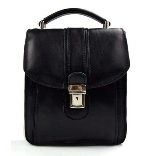 Bandoulière en cuir sac en cuir sac homme sac à bandoulière homme messenger noir
