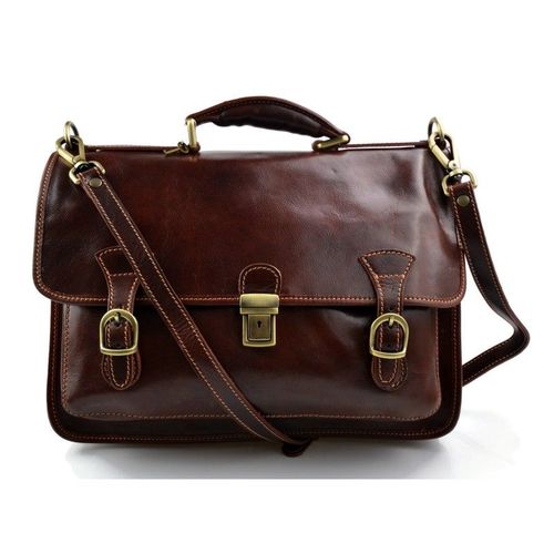 Sac à main cuir bandoulière sac en cuir sac homme sac à bandoulière homme messenger marron