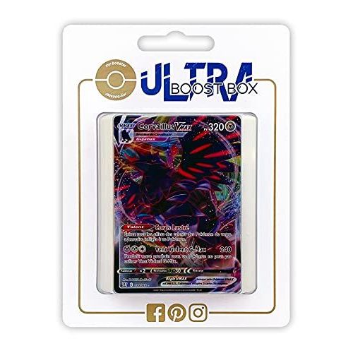 Corvaillus Vmax 110 163 - Ultraboost X Epée Et Bouclier 5 Styles De Combat - Coffret De 10 Cartes Pokémon Françaises