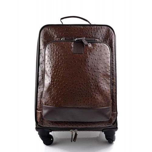 Valise trolley voyage en cuir cafè sac voyage de bagages a main en cuir sac de cabine sac en cuir