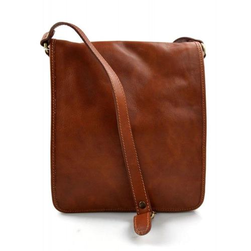 Sac cuir d'èpaule sac postier sac en cuir homme femme bandoulière sac de bureau miel