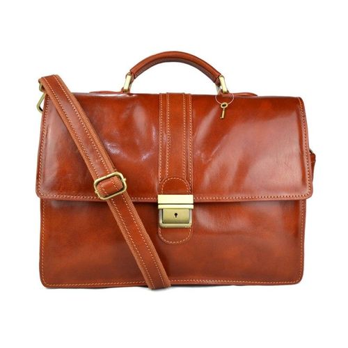 Sac a main cuir bandoulière homme femme messenger sac d'épaule organisateur sac de travail sac cartable miel serviette