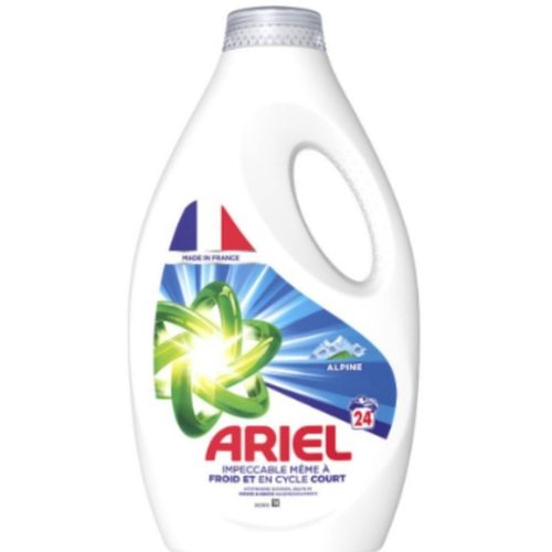Lessive Liquide Alpine ARIEL 24 lavages 1080ml