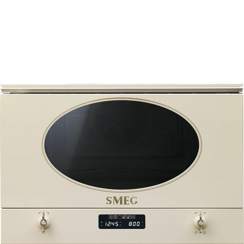 Micro-ondes Encastrable Coloniale SMEG MP822PO Crème