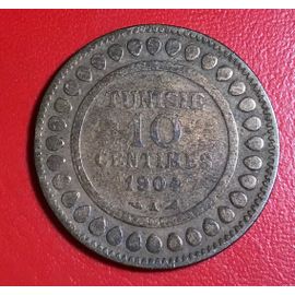 10 Centimes - Muhammad Al-Hadi - 1904 - Tunisie