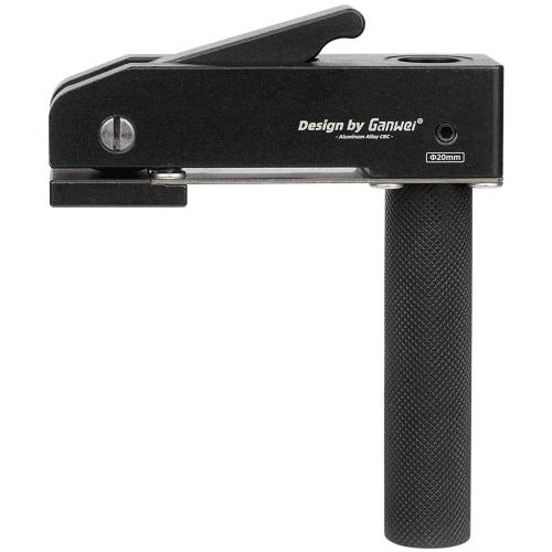 Style Workbench Banc Chiens Pince Réglable Alliage D'aluminium Noir Bascule Modifier Pinces Rapides Top Clip Travail Du Bois 20mm