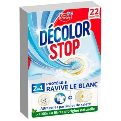 Lingette Anti-Décoloration 2en1 Protège & Ravive Le Blanc DECOLOR STOP x22
