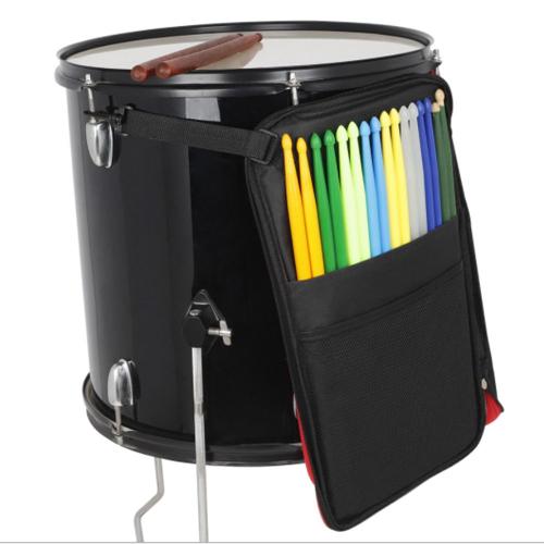 Oxford Cloth Drumstick Backpack Jazz Drum Stick Music Book Storage Case Holder Sac À Main De Grande Capacité, Rouge