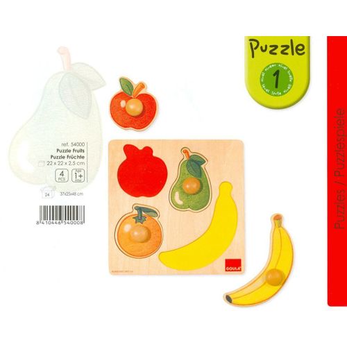 Goula Puzzle Encastrable Fruits Cray
