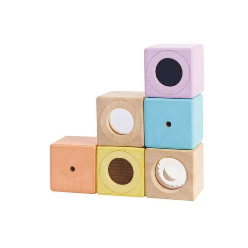 Plan Toys Blocs Sensoriels Pastel