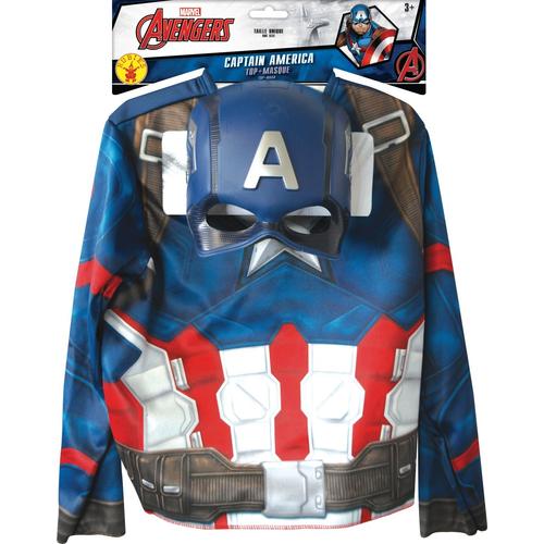 Captain America Top Captain America + Masque