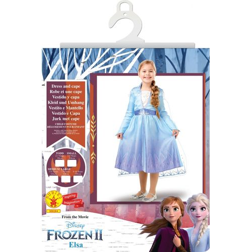Rubie's Déguisement Classique Elsa La Reine Des Neiges 2 - Taille 5-6 Ans
