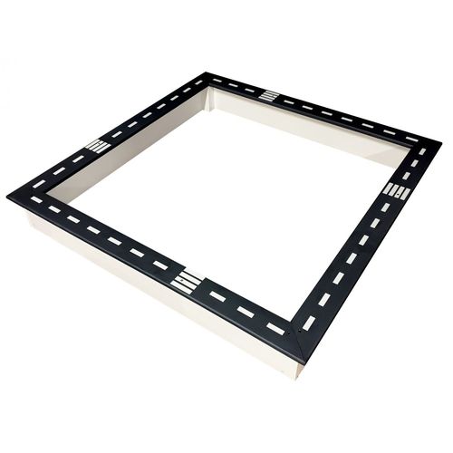 Bac À Sable Enfant En Noir / Blanc Avec Motif De Rue | Bac À Sable Pour Enfants En Bois Avec Bâche & Rue Pour Chariot De Jeu | 127 X 127 Cm - Sunny Sandy